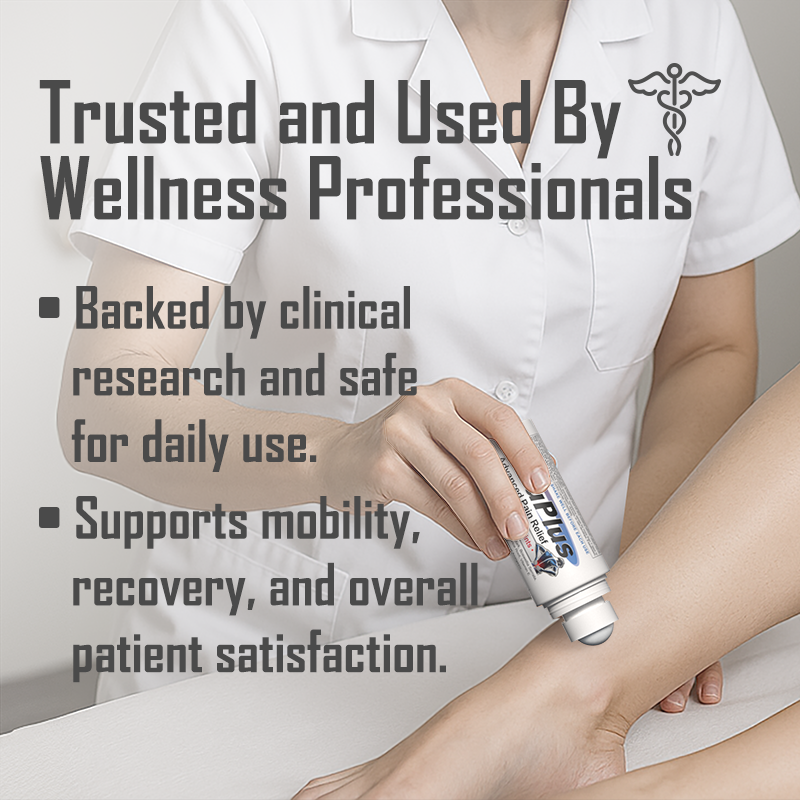 AcuPlus 3 oz Pain Relief Roll-On – Hands-Free Menthol Pain Relief for Muscles and Joints